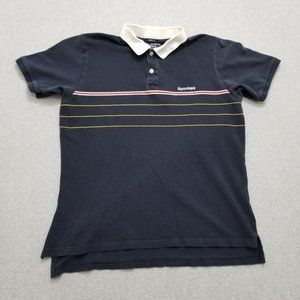 Abercrombie & Fitch Polo Shirt Mens XL Blue Short Sleeve‎ Casual